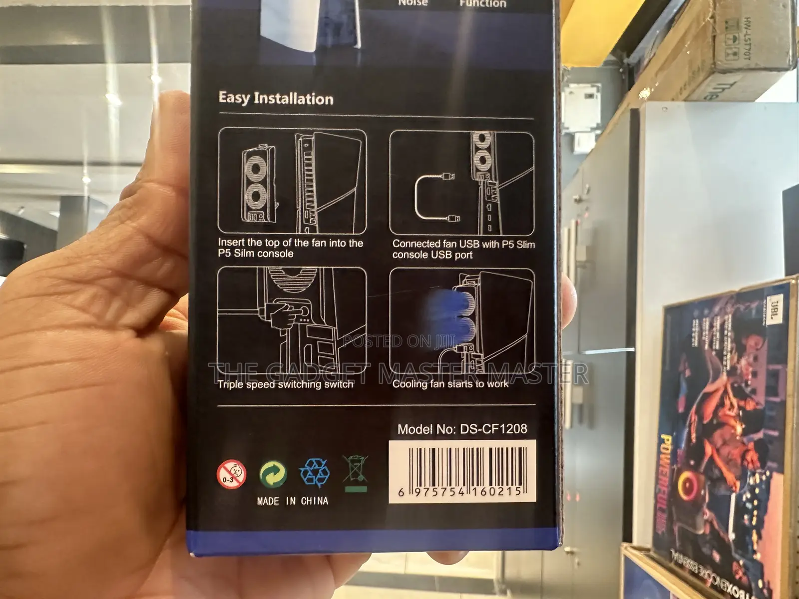 Dead Skull Cooling Fan for Ps5 Slim