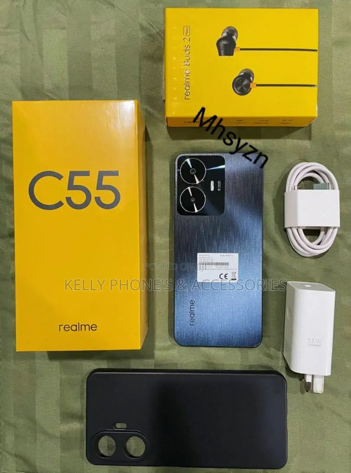 New Realme C55 64 GB Black