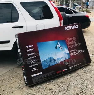 Black Asano Webos 65 Inch Smart Led UHD Tv