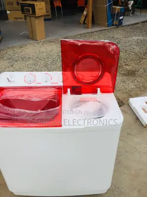 Transparent Cover 11kg Topload Semi Auto Nasco White