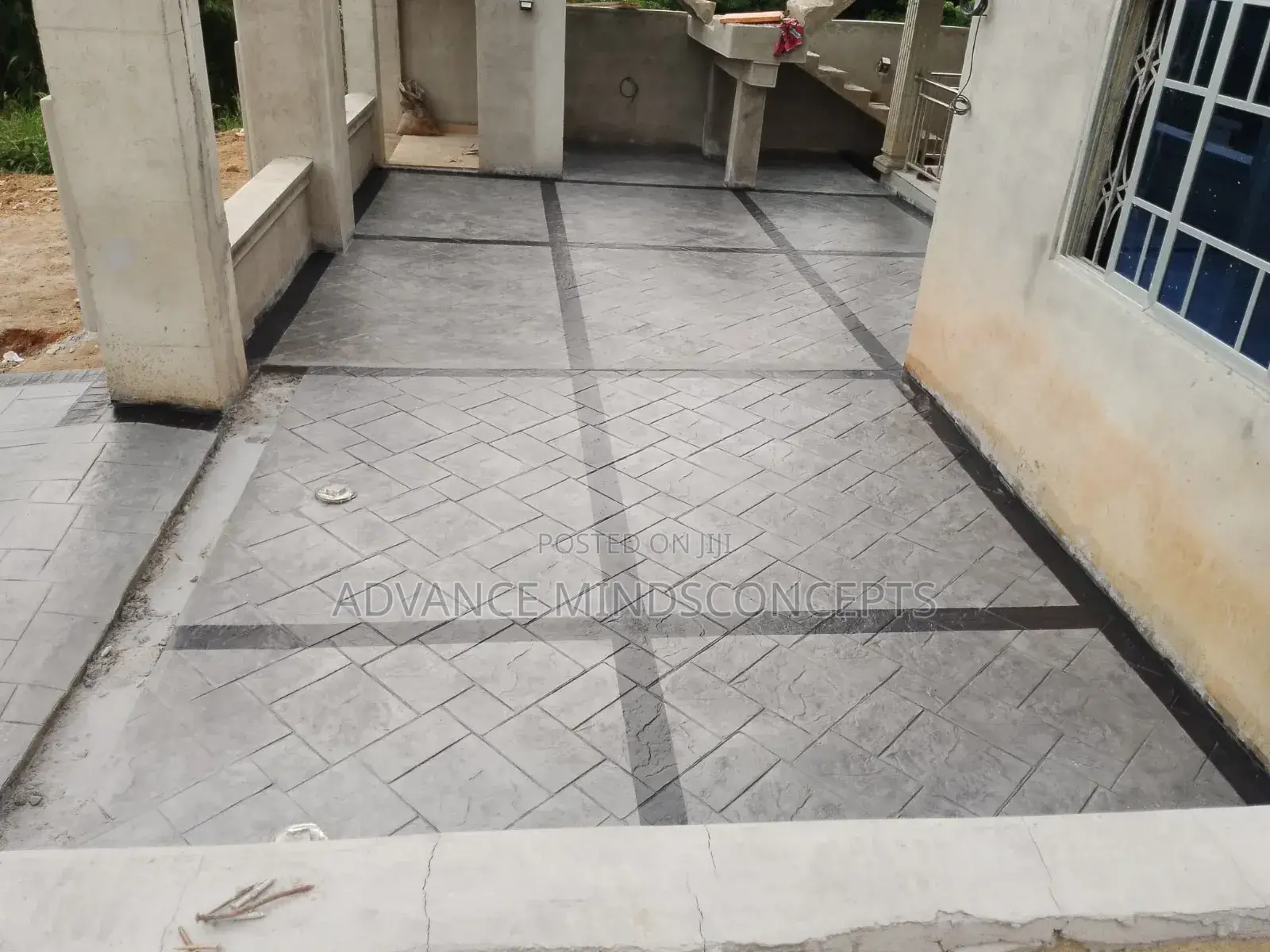 Ashlar Pattern ( Stamp Concrete Design)