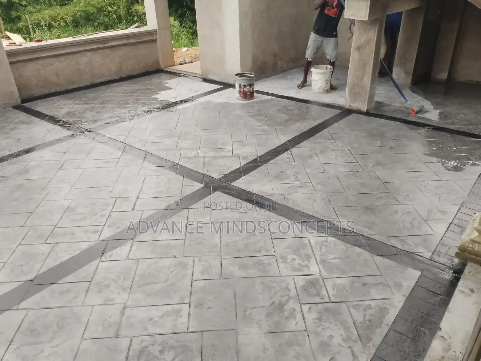 Ashlar Pattern ( Stamp Concrete Design)