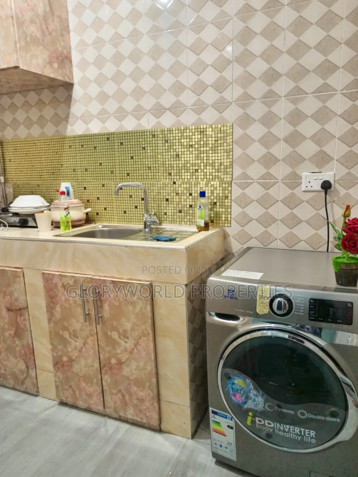 Furnished 2 Bedroom Apartment Renting at Spintex (Per Day