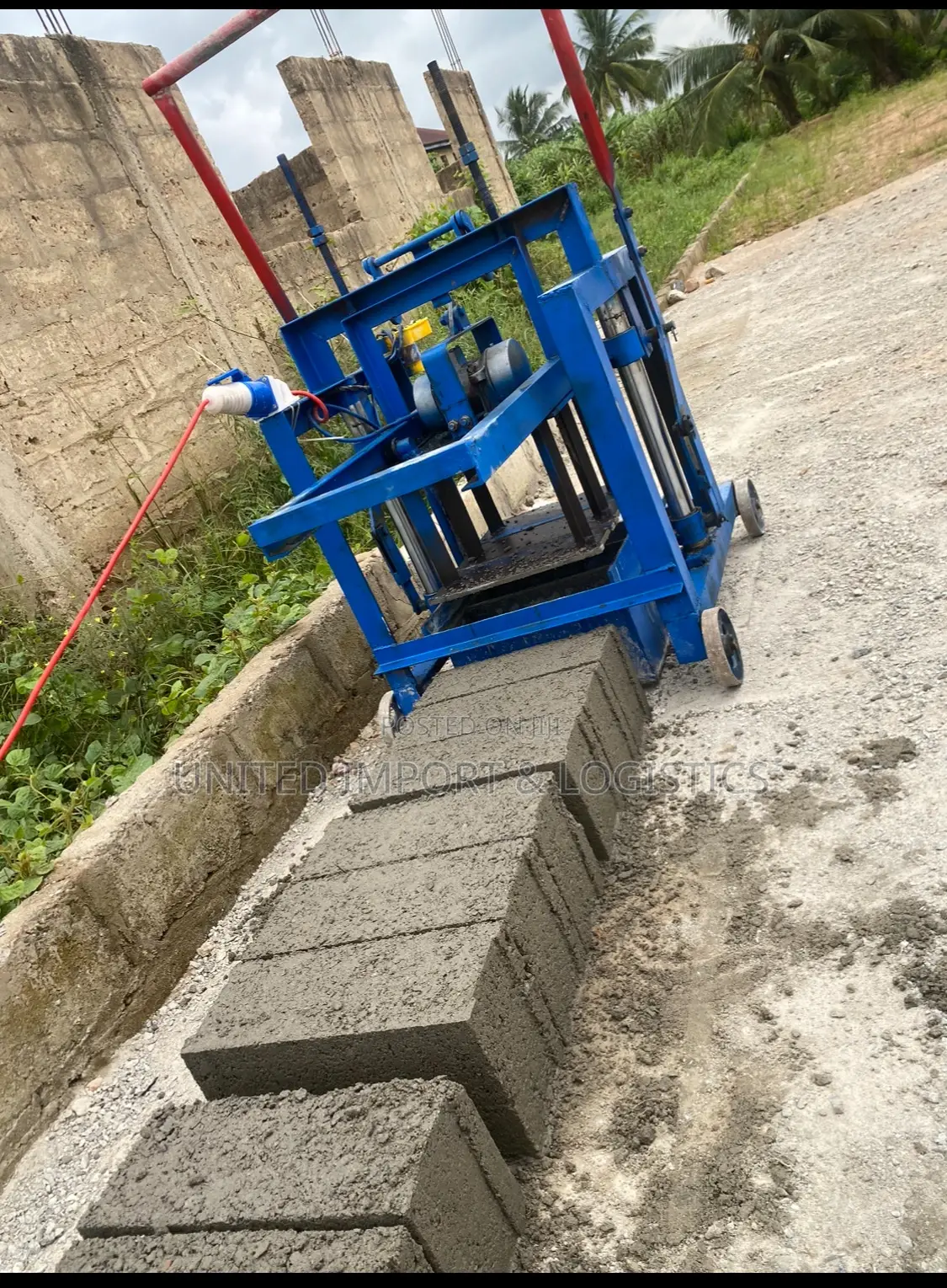 Mobile Industrial Block Factory Machine For Sale And Rental