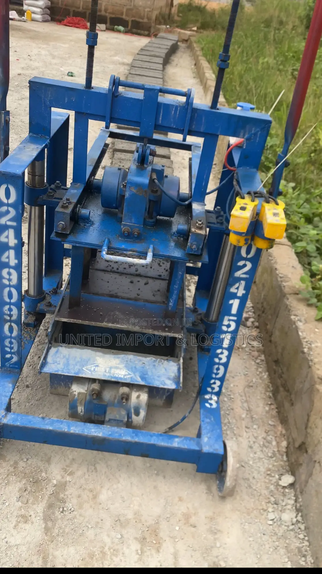 Mobile Industrial Block Factory Machine For Sale And Rental