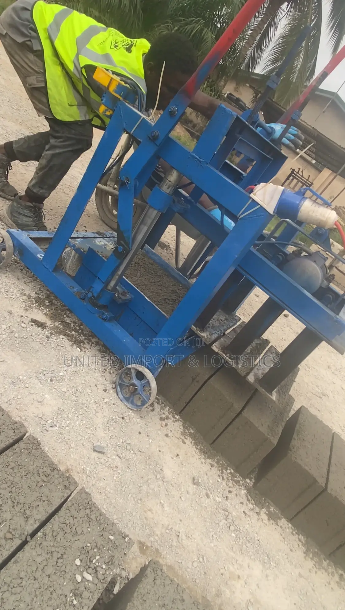 Mobile Industrial Block Factory Machine For Sale And Rental
