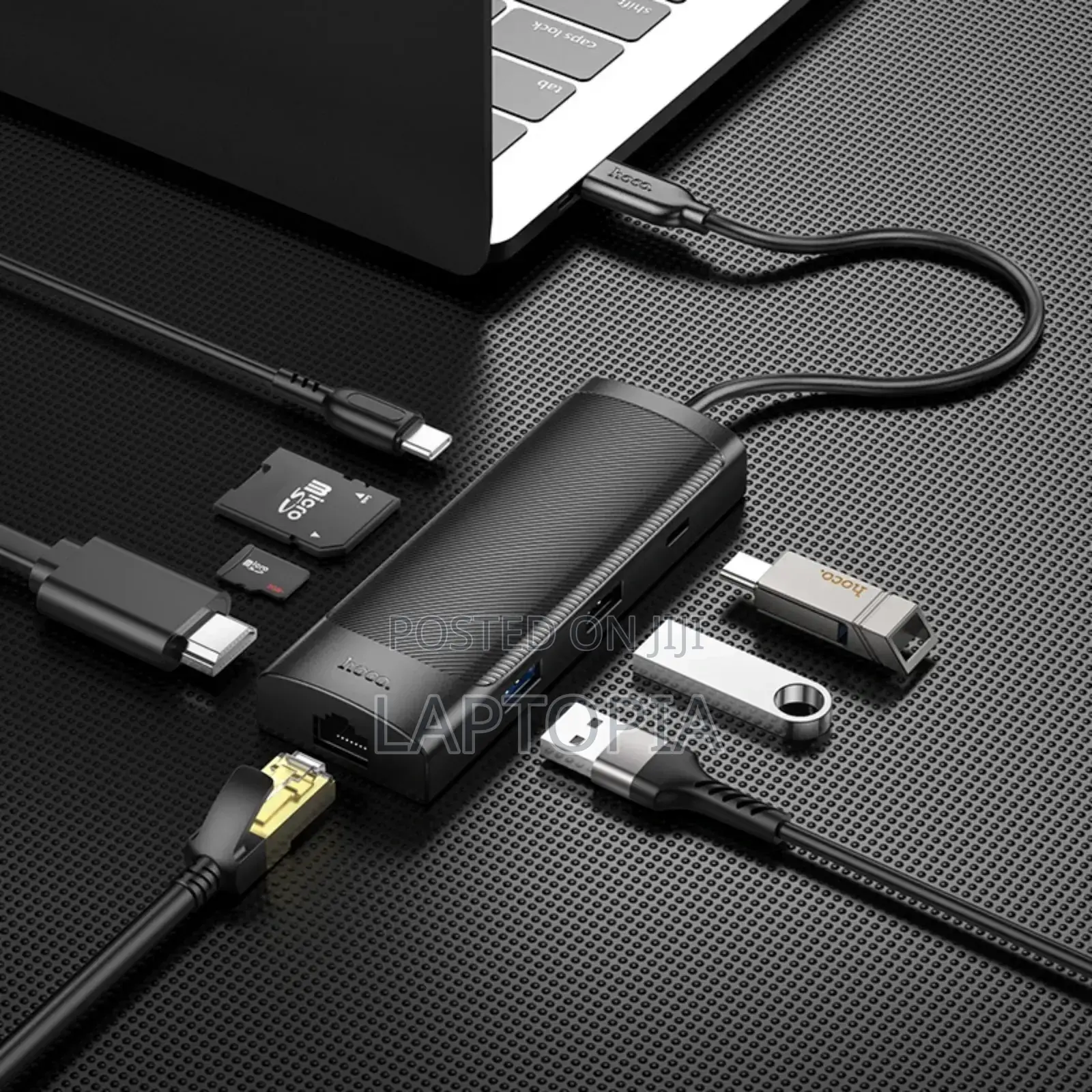 8 in 1 USB Converter Hub Fiber