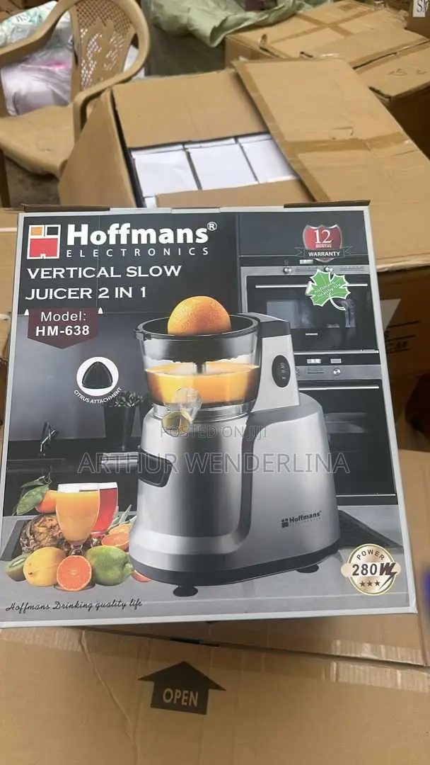 Hoffman 2 in 1 Slow Juicer and Citrus Juicer. Very Quality