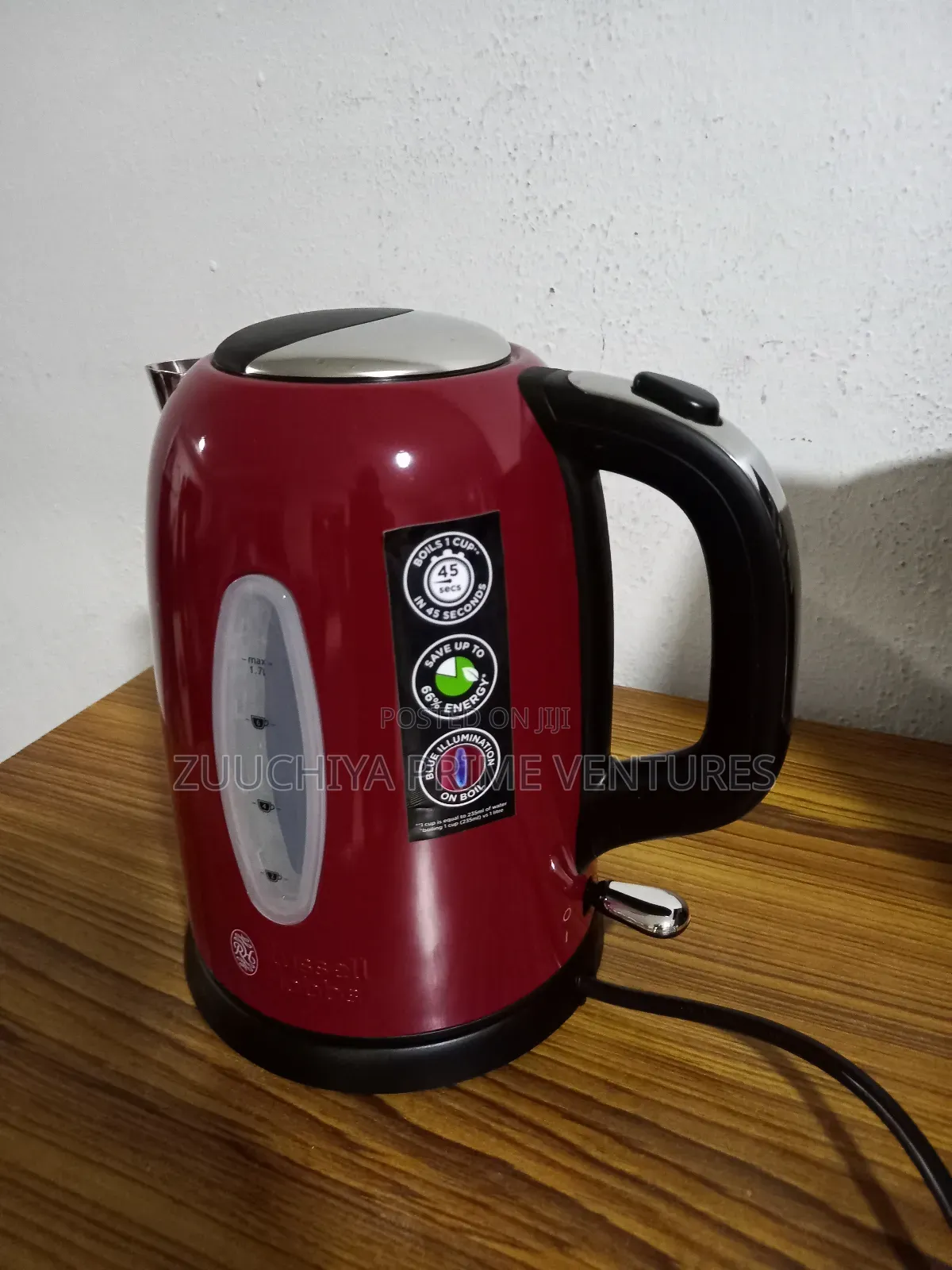 Russell Hobbs 1.7.L Kettle From Uk 
