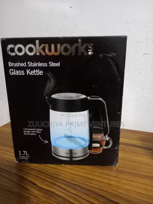 Cookworks 1.7.L Glass Kettle From Uk