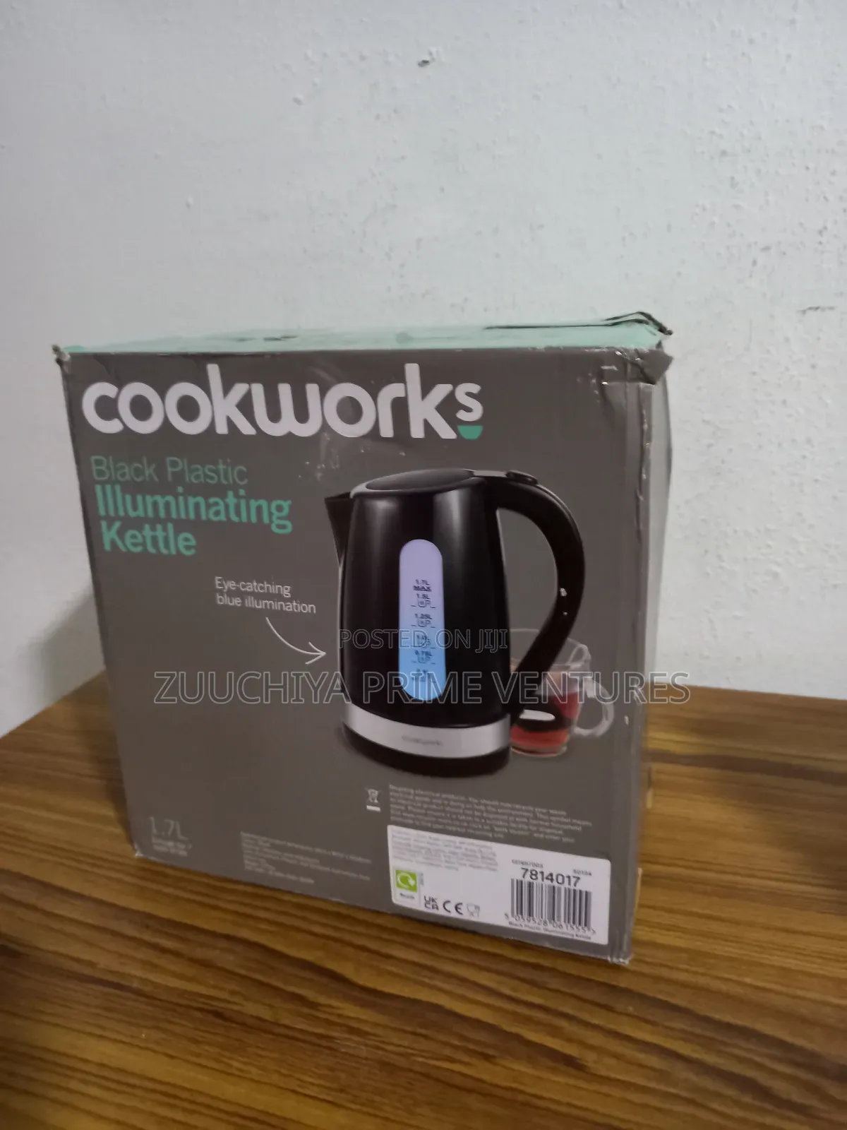 Cookworks 1.7l Plastic Kettle From Uk 