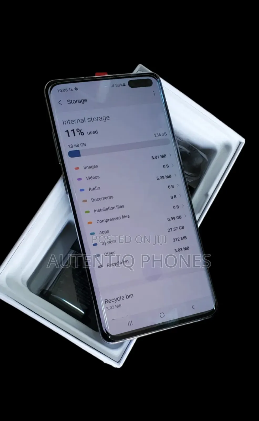 New Samsung Galaxy S10 5G 256 GB Black