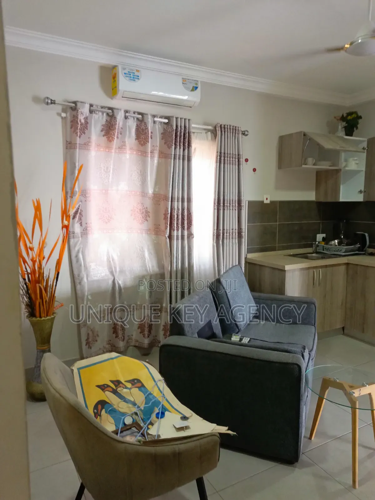 Furnished 1bdrm Apartment in Unique Key Agency, Tseaddo for rent