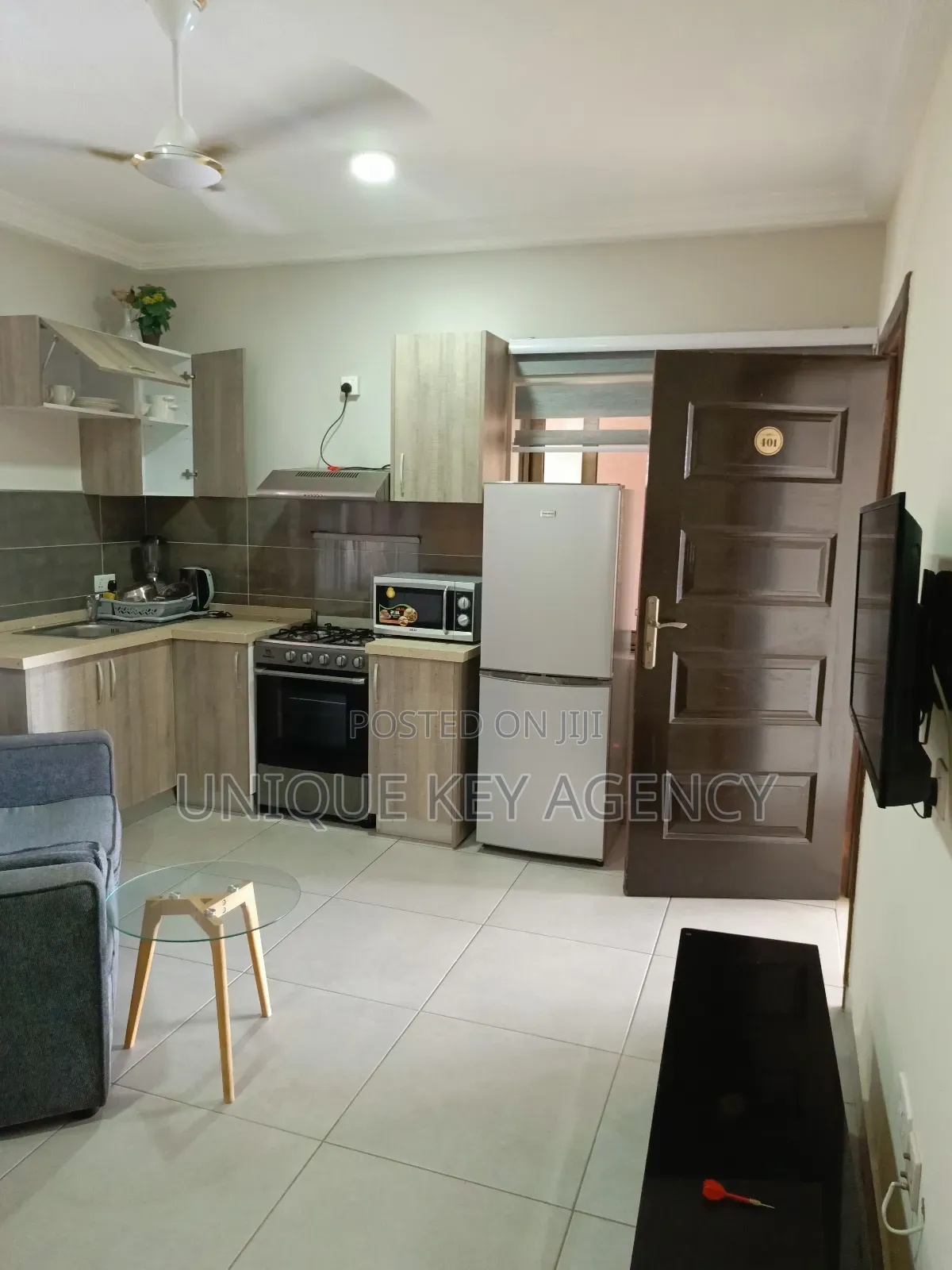 Furnished 1bdrm Apartment in Unique Key Agency, Tseaddo for rent
