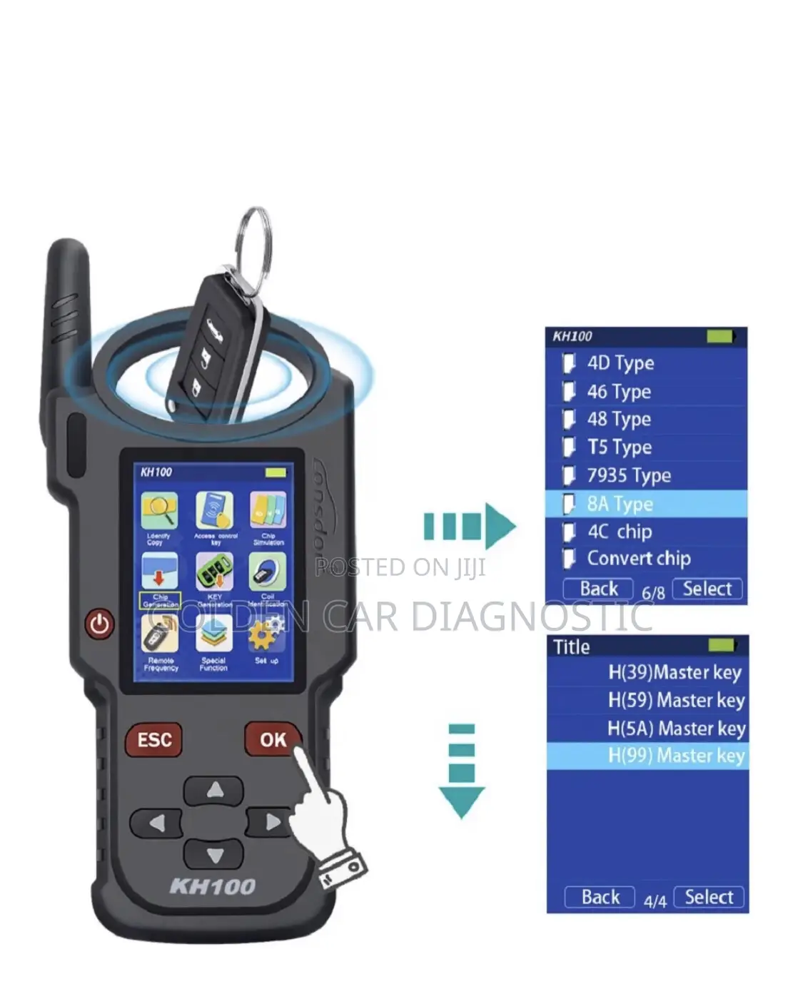 Lonsdor KH100+ Remote Car Key Programmer