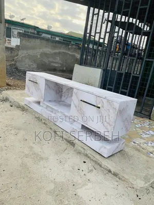 Original Marble Colored Tv Stand