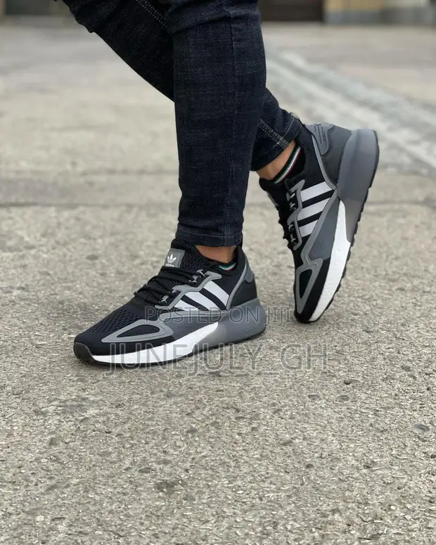 New Adidas Zx Negro Adidas ZX 1K Boost Triple Black (Kids) G58921 US