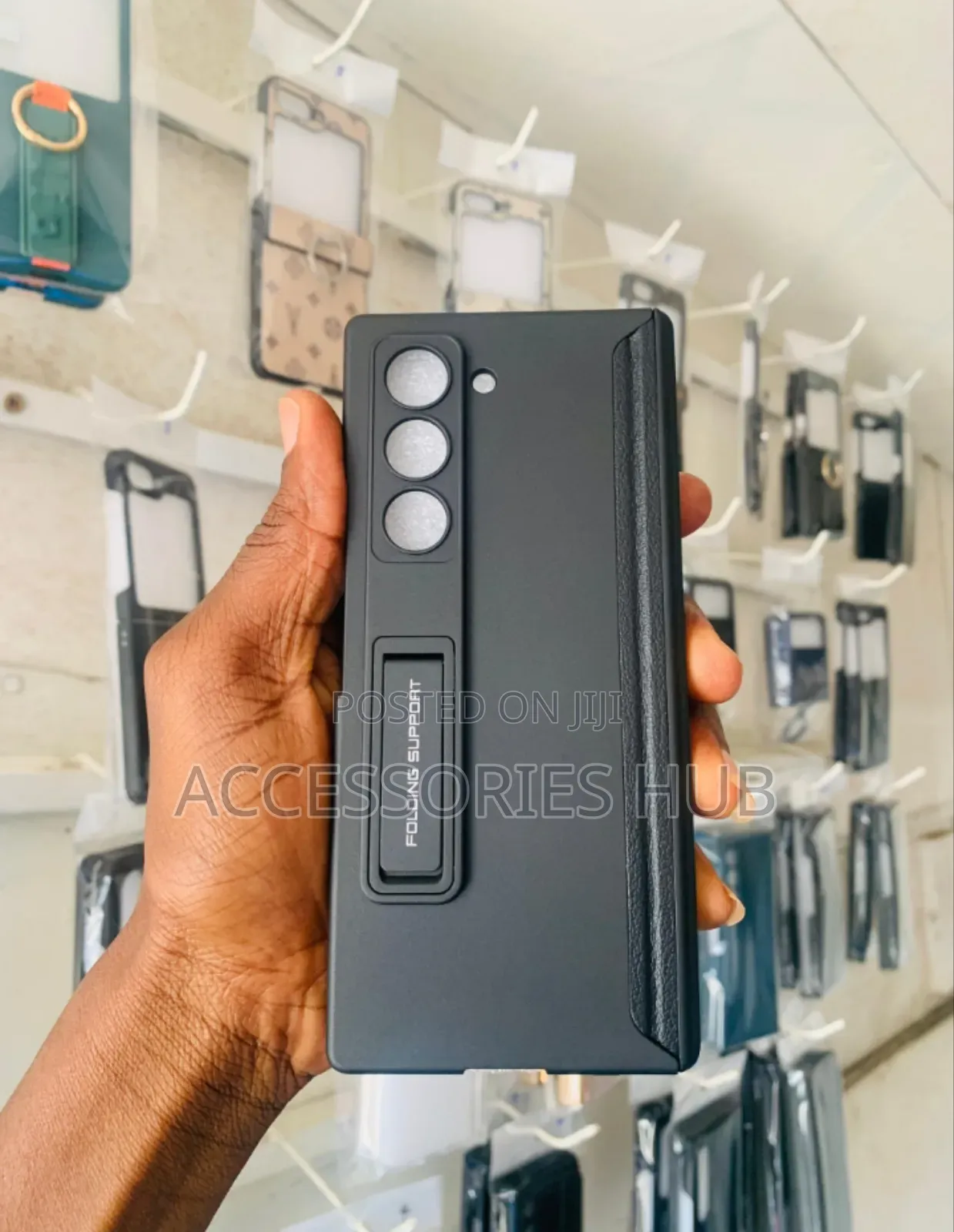 Z Fold 6 Case With Magnetic Hinge And A Protector With Stand