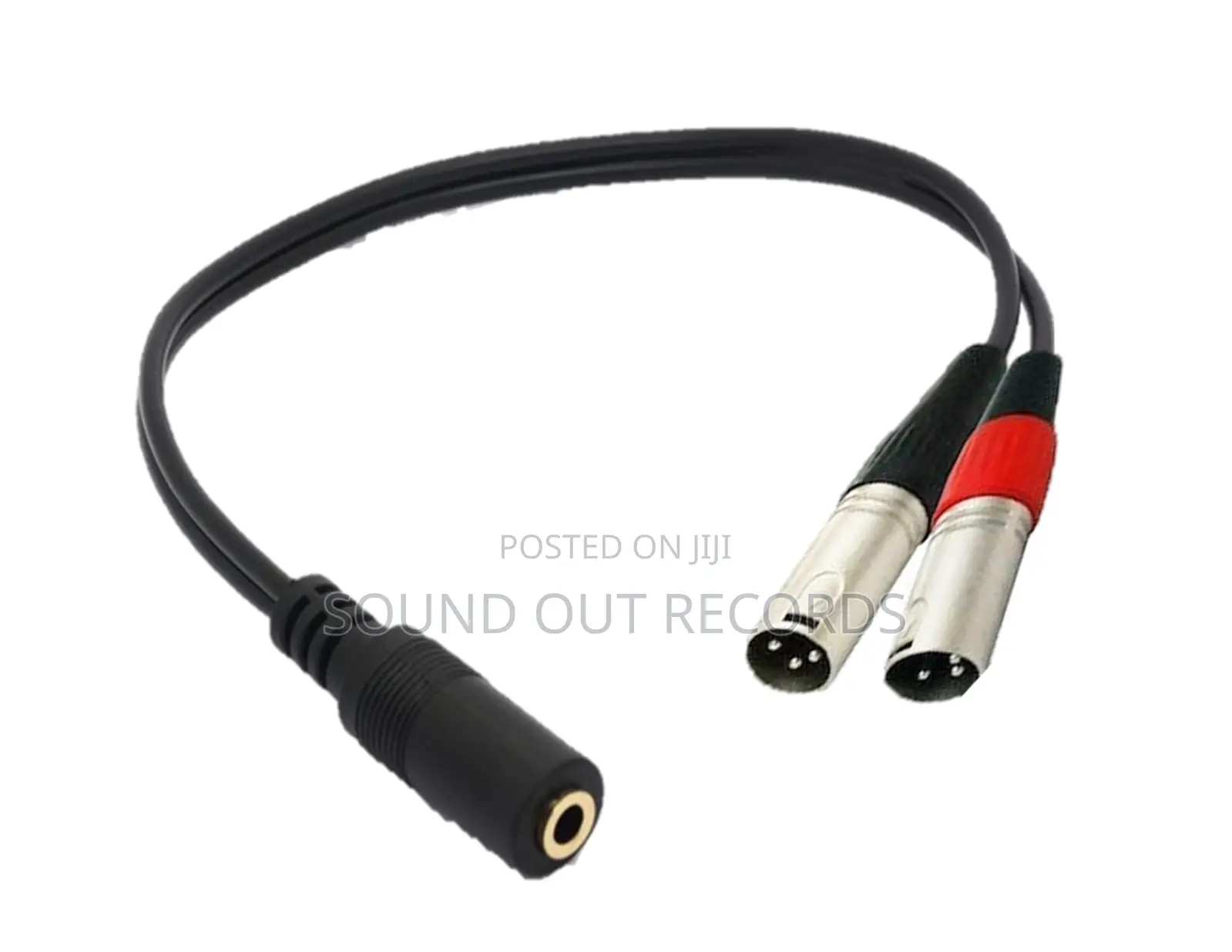 3.5mm Female to Dual XLR Male/Female/TRS Adapter Cord