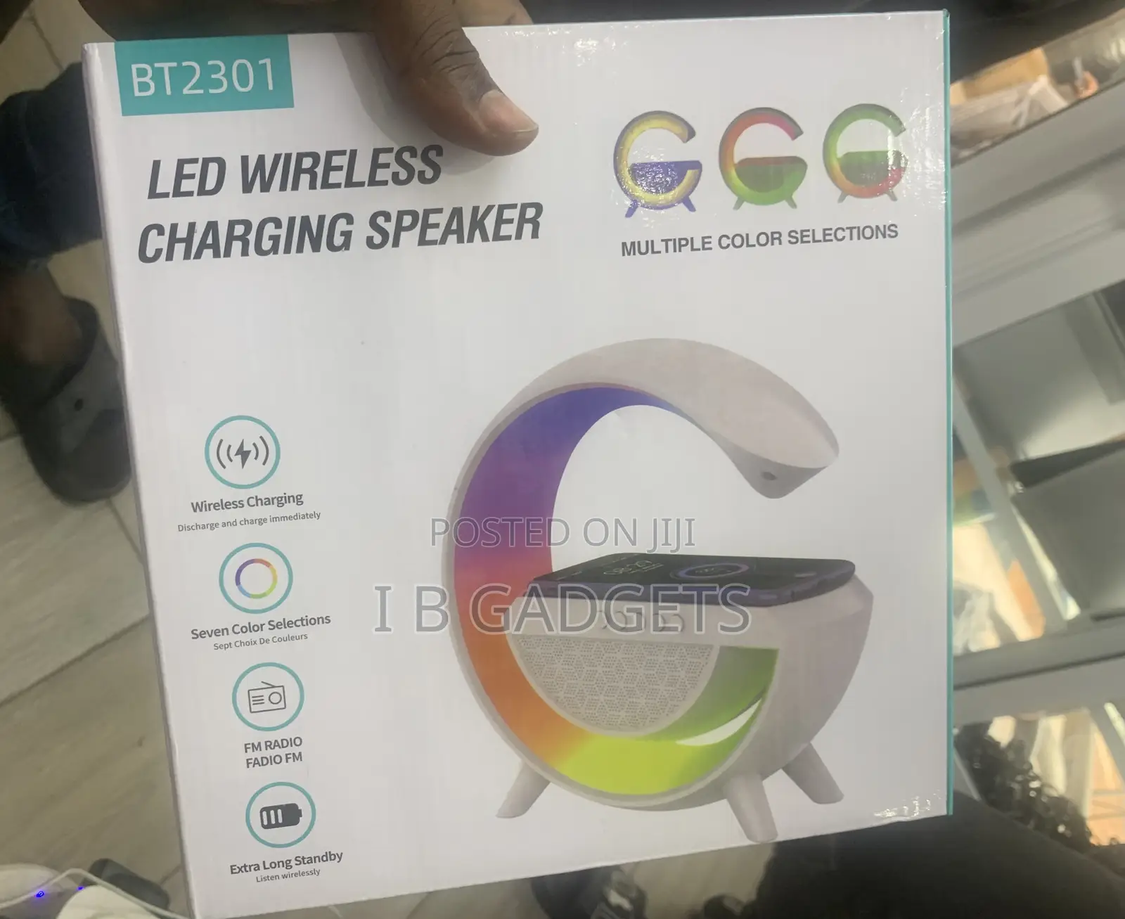 Led Wireless Charging Speaker