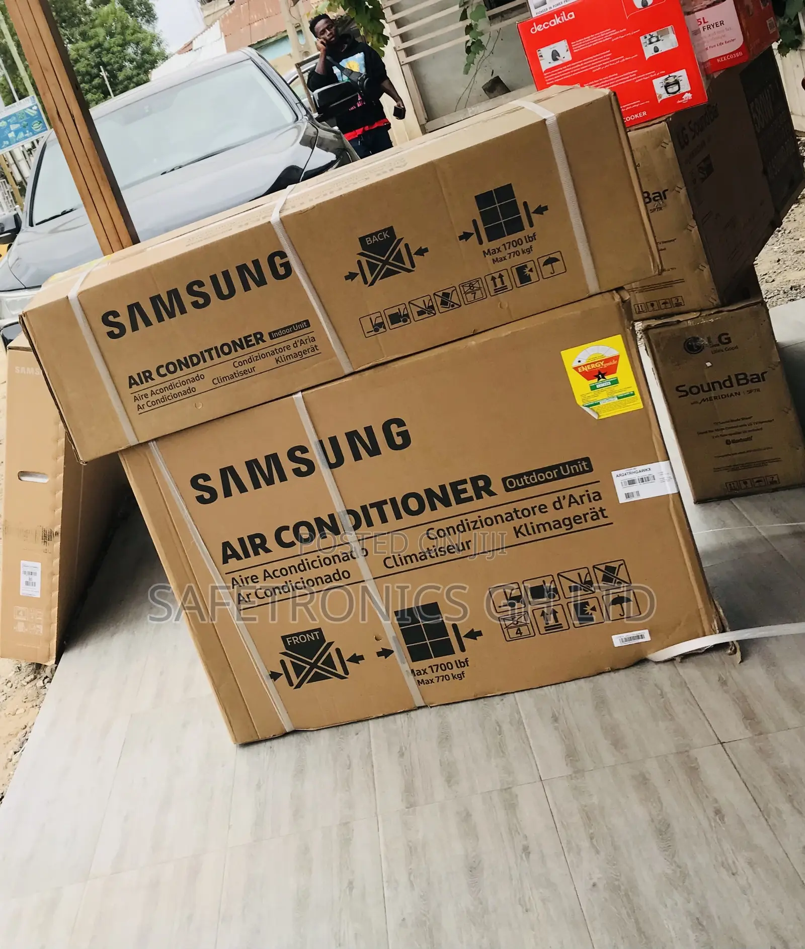 R410 Gas Samsung White 1.5hp AC