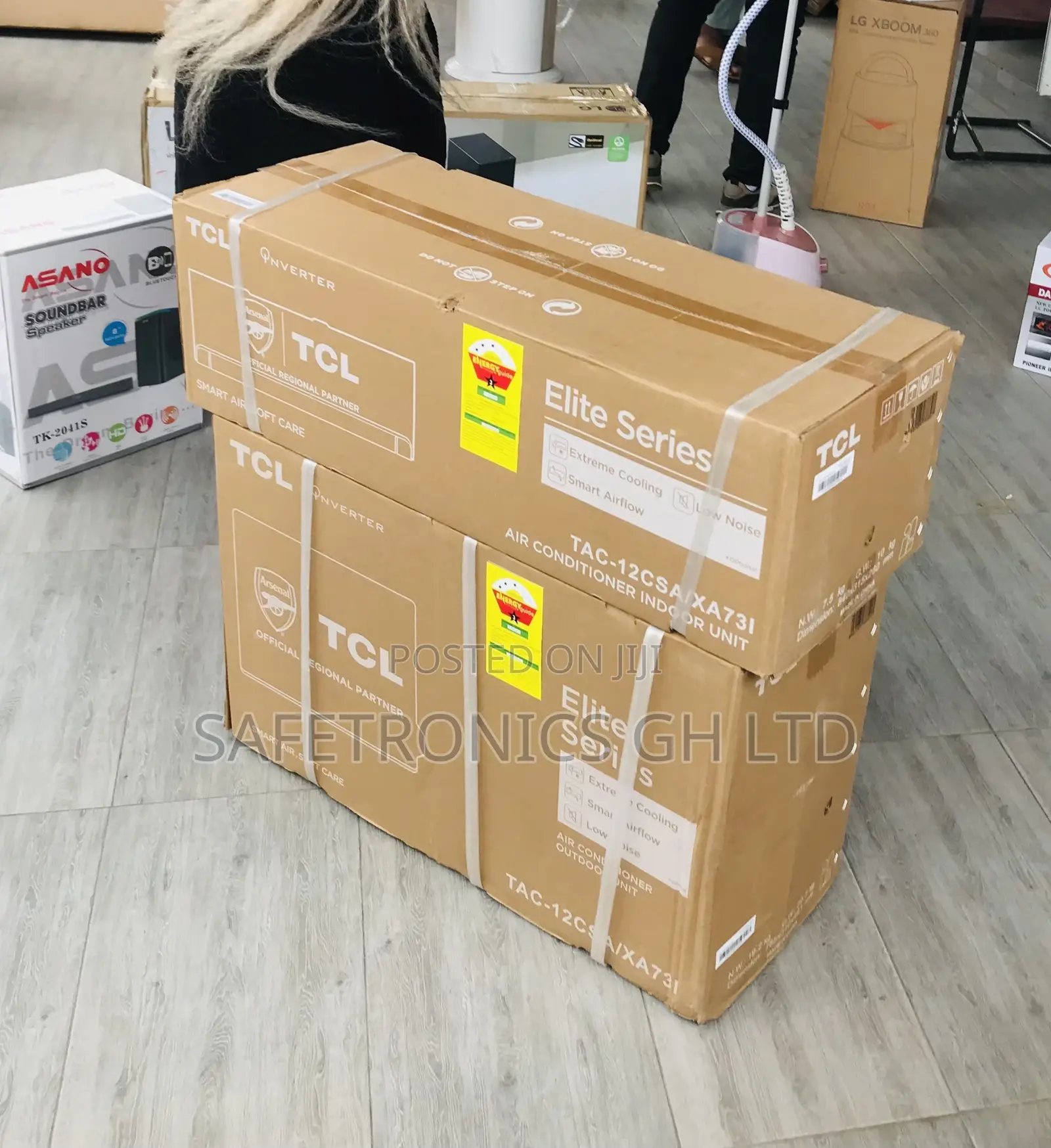 Brand New 1.5hp TCL White R410 Gas Ac