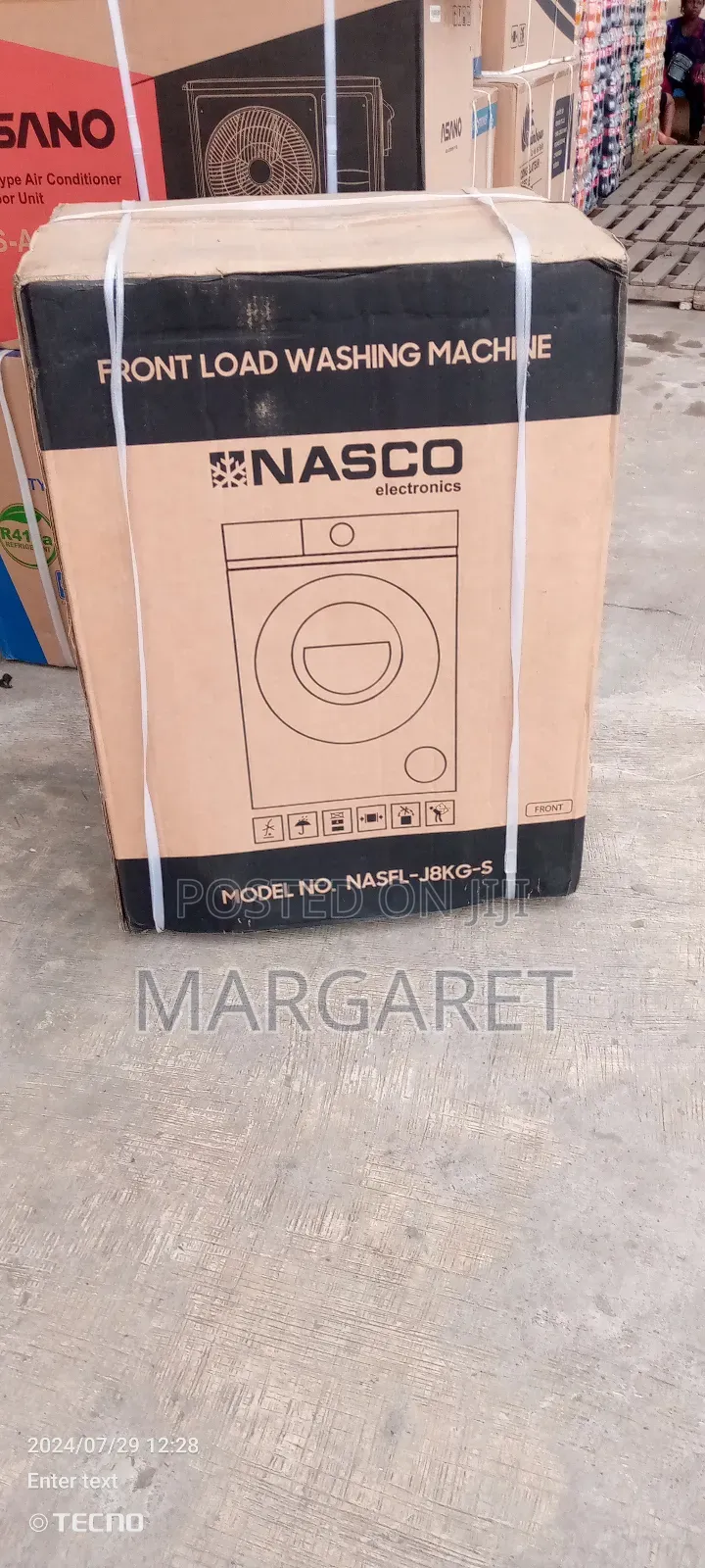 Ahof3dua Nasco 8 Kg Fully Automatic Washing Machine
