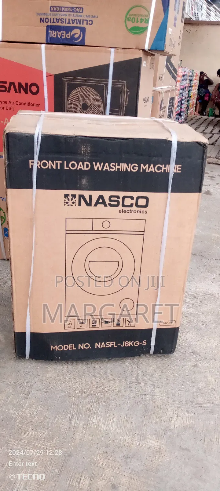 Ahof3dua Nasco 8 Kg Fully Automatic Washing Machine