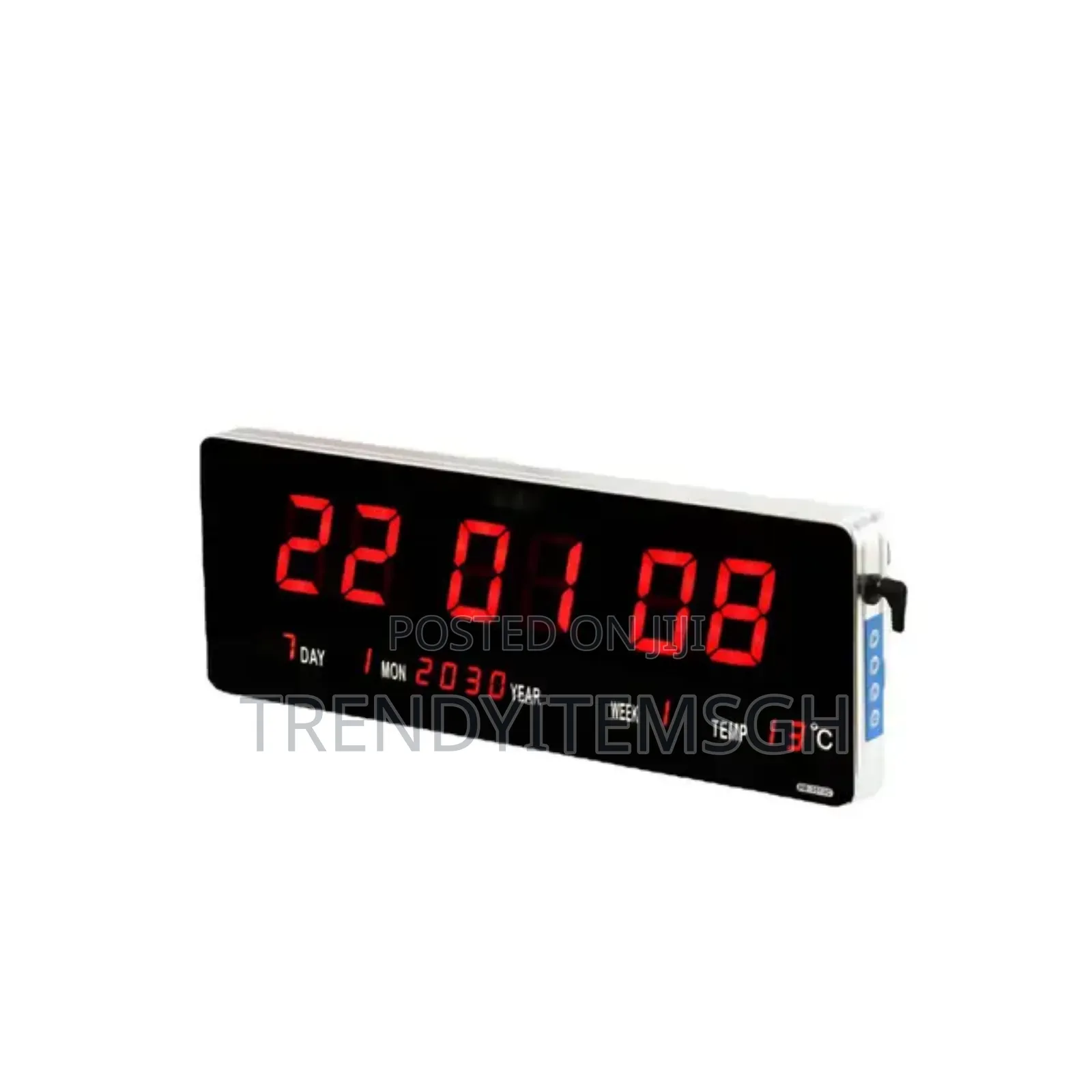 Led Display Digital Alarm Wall Clock Calendar