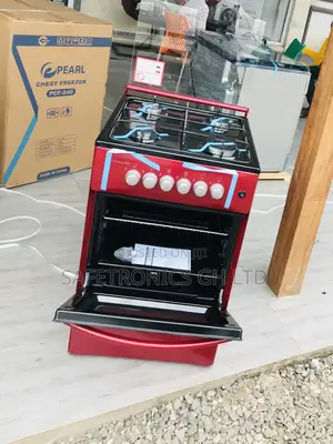 Oven/Grill Volcano 4 Burner Gas 50by50 Red 