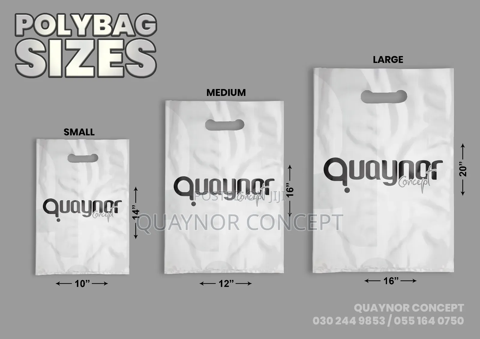 Affordable Customised Poly Bags