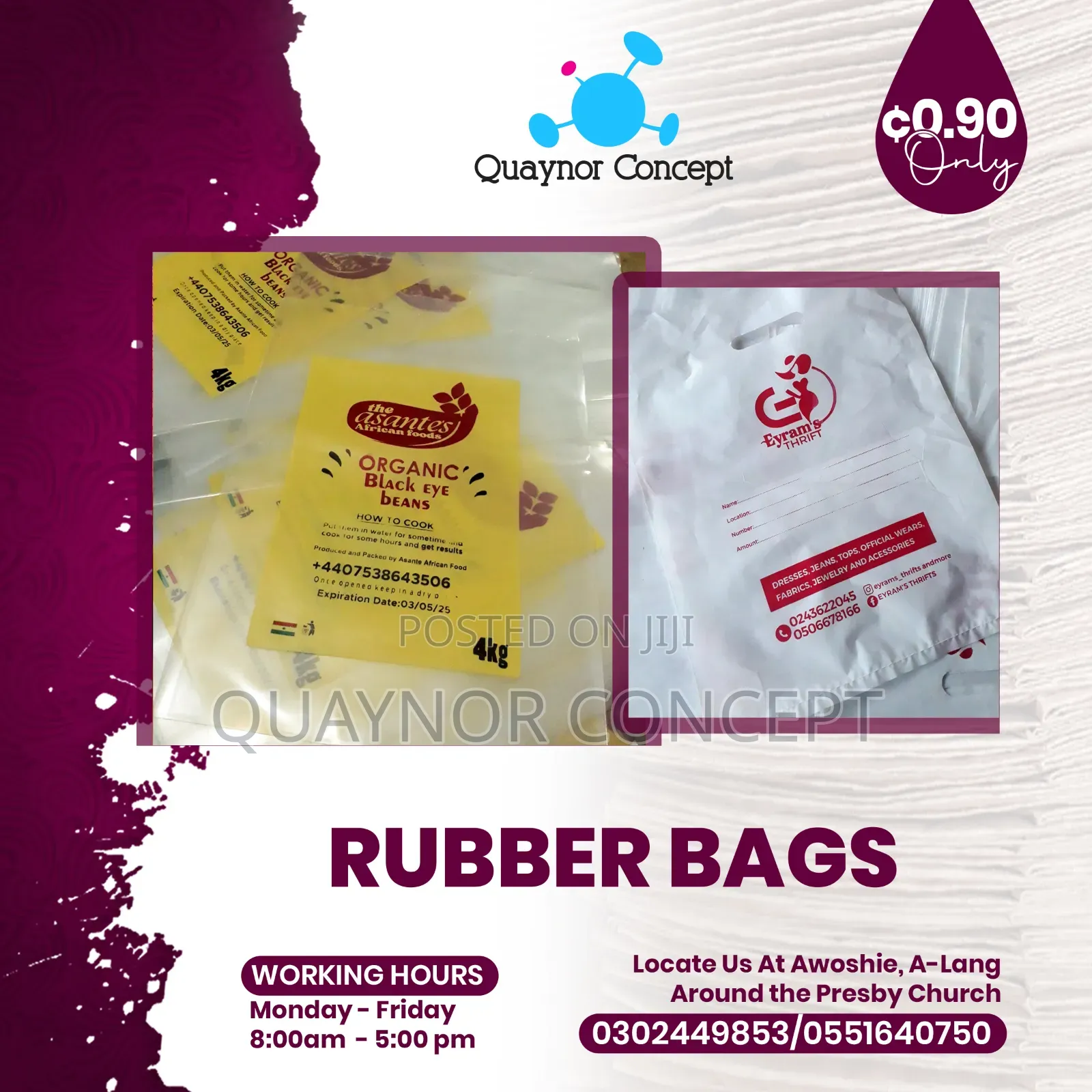 Affordable Customised Poly Bags