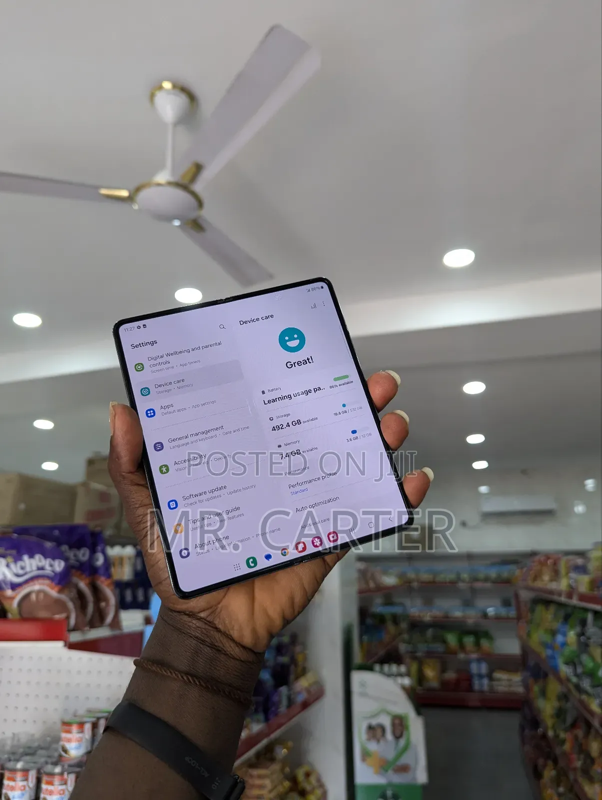 New Samsung Galaxy Z Fold4 512 GB Blue