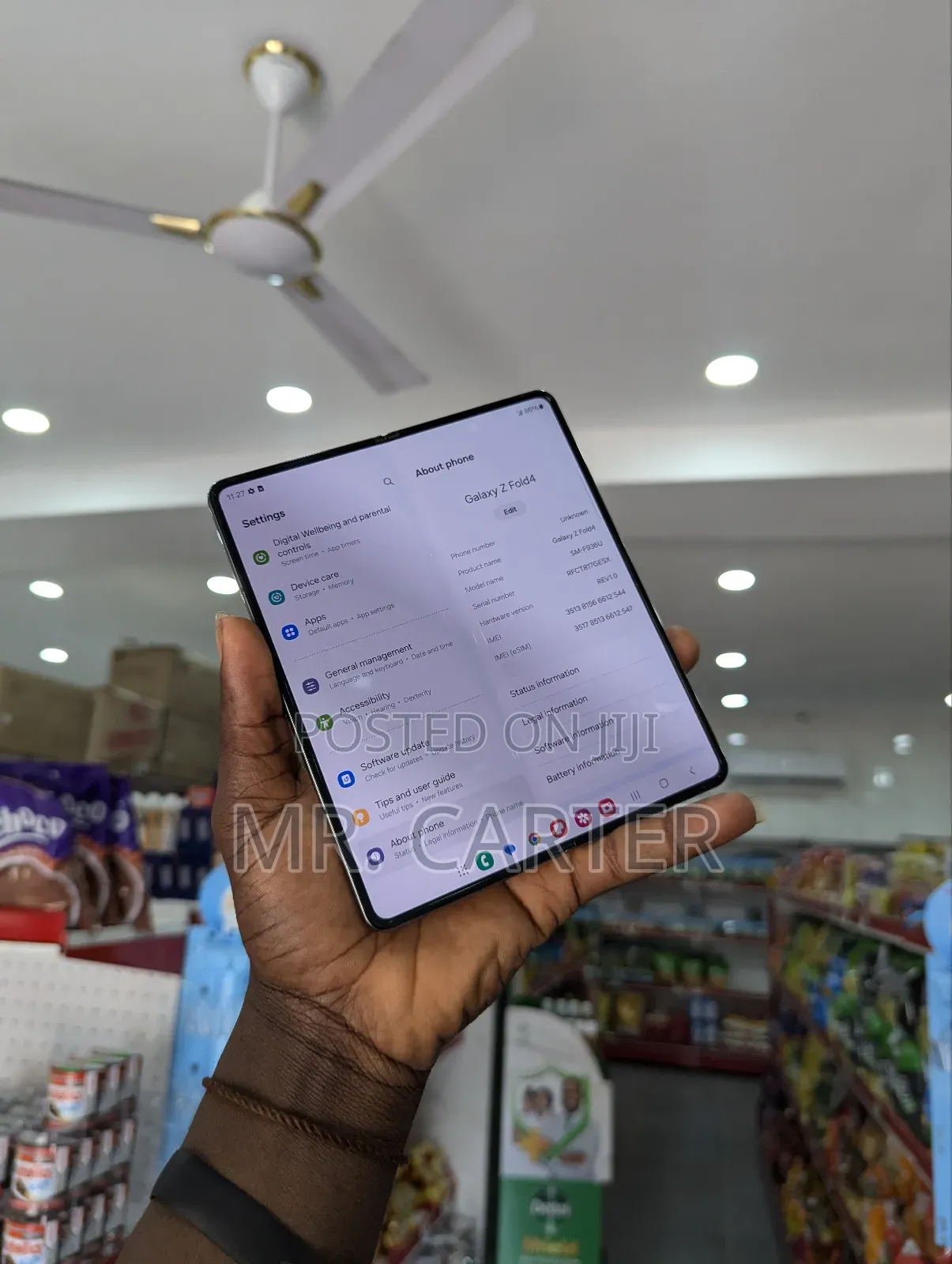 New Samsung Galaxy Z Fold4 512 GB Blue