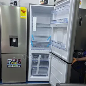 Ott Black_pearl Pf400bg Double Door Fridge_bottom Freezer