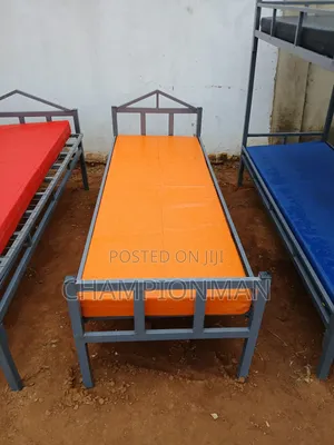 Student Metal Bed With Mattress