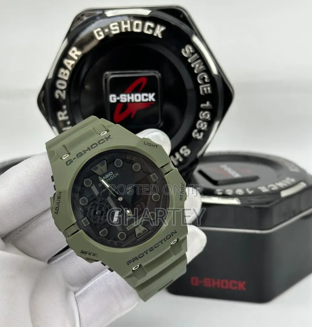 Army Green Gshock Multifunctional Sports Watch
