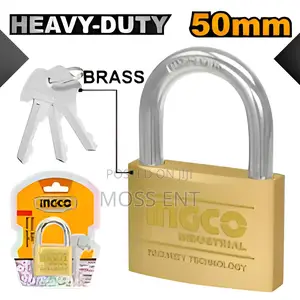 Heavy Duty Brass Padlock 50mm - Dbpl0502