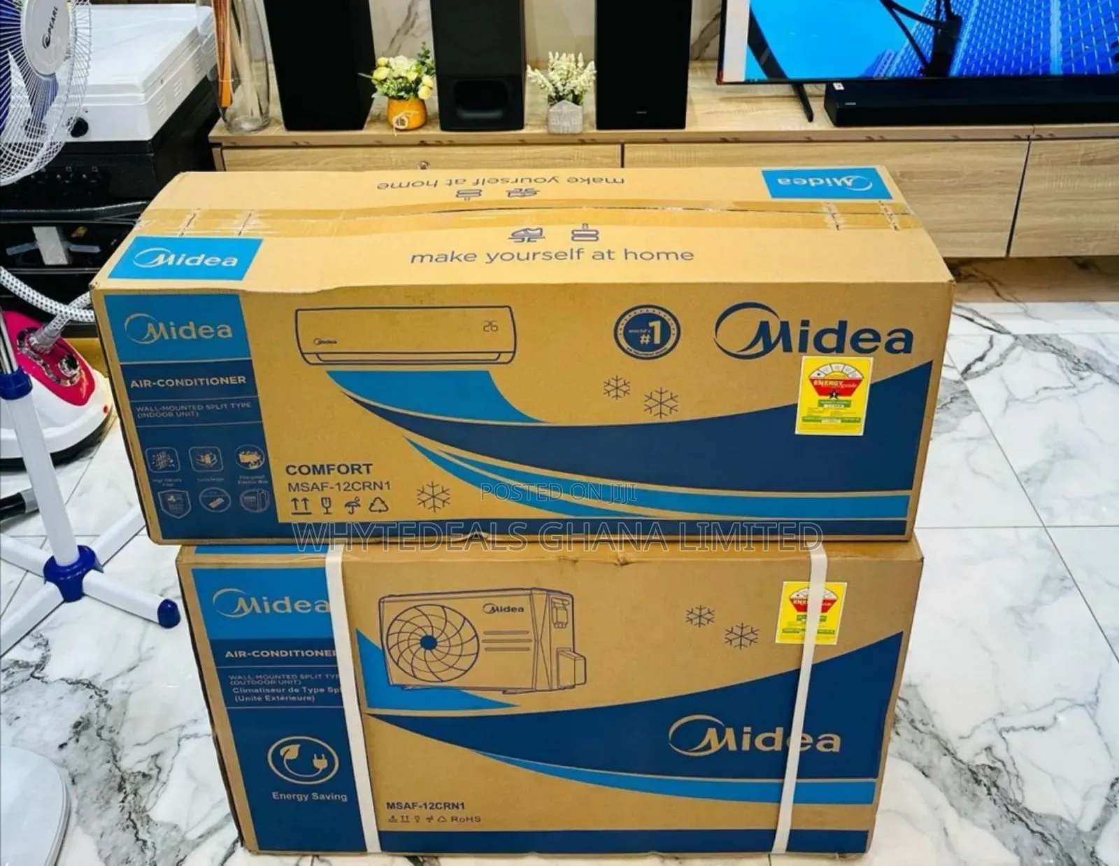Midea Energy Saving Split Air Conditioner| 1.5hp| 12000btu| R410a|2025