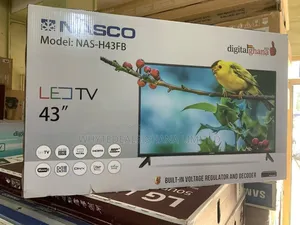 Quality 43" Nasco Satellite Full Hd Tv-2years Warranty2024