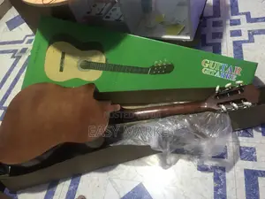 Brown Acoustic Guitar