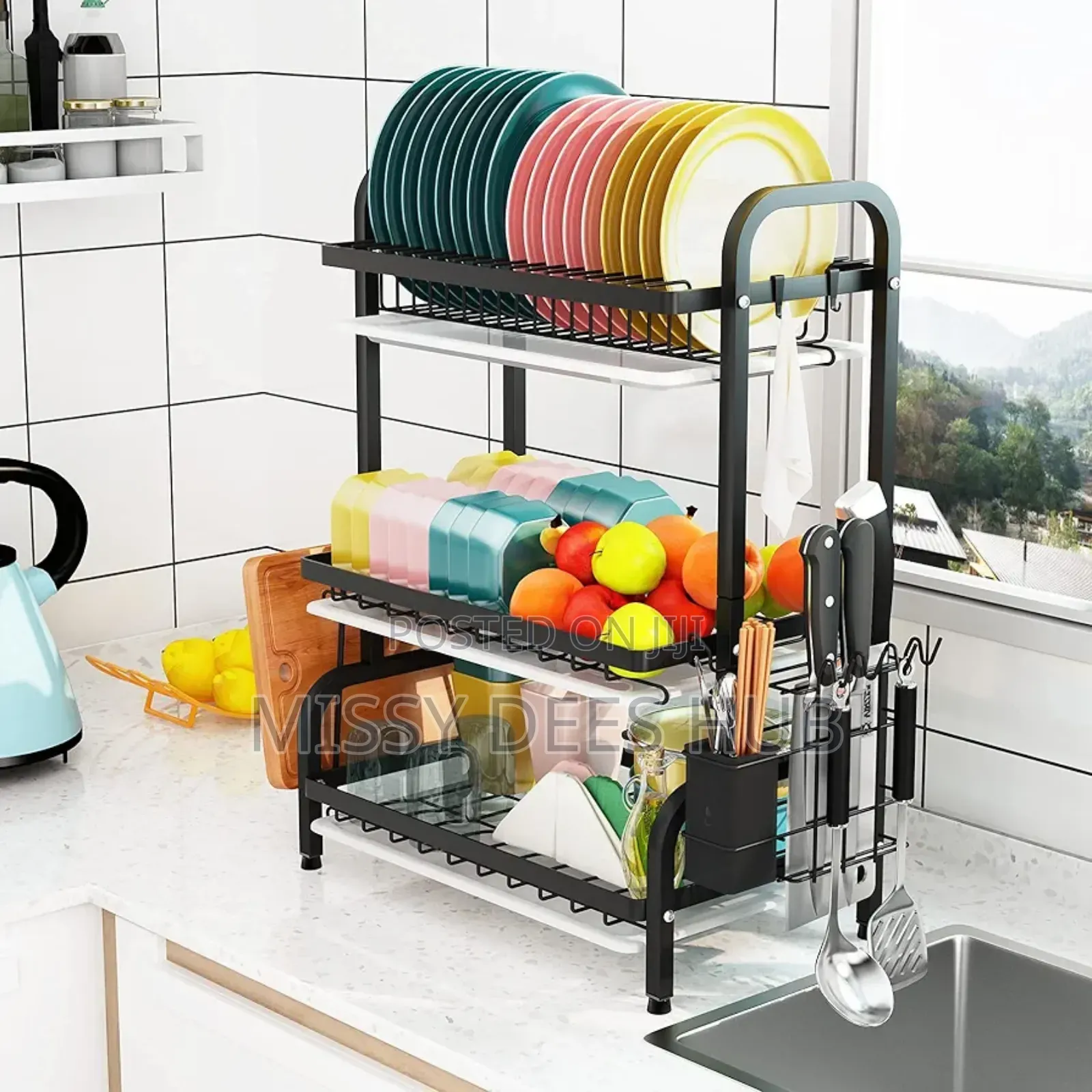 3 Tier Dish Drying Rack