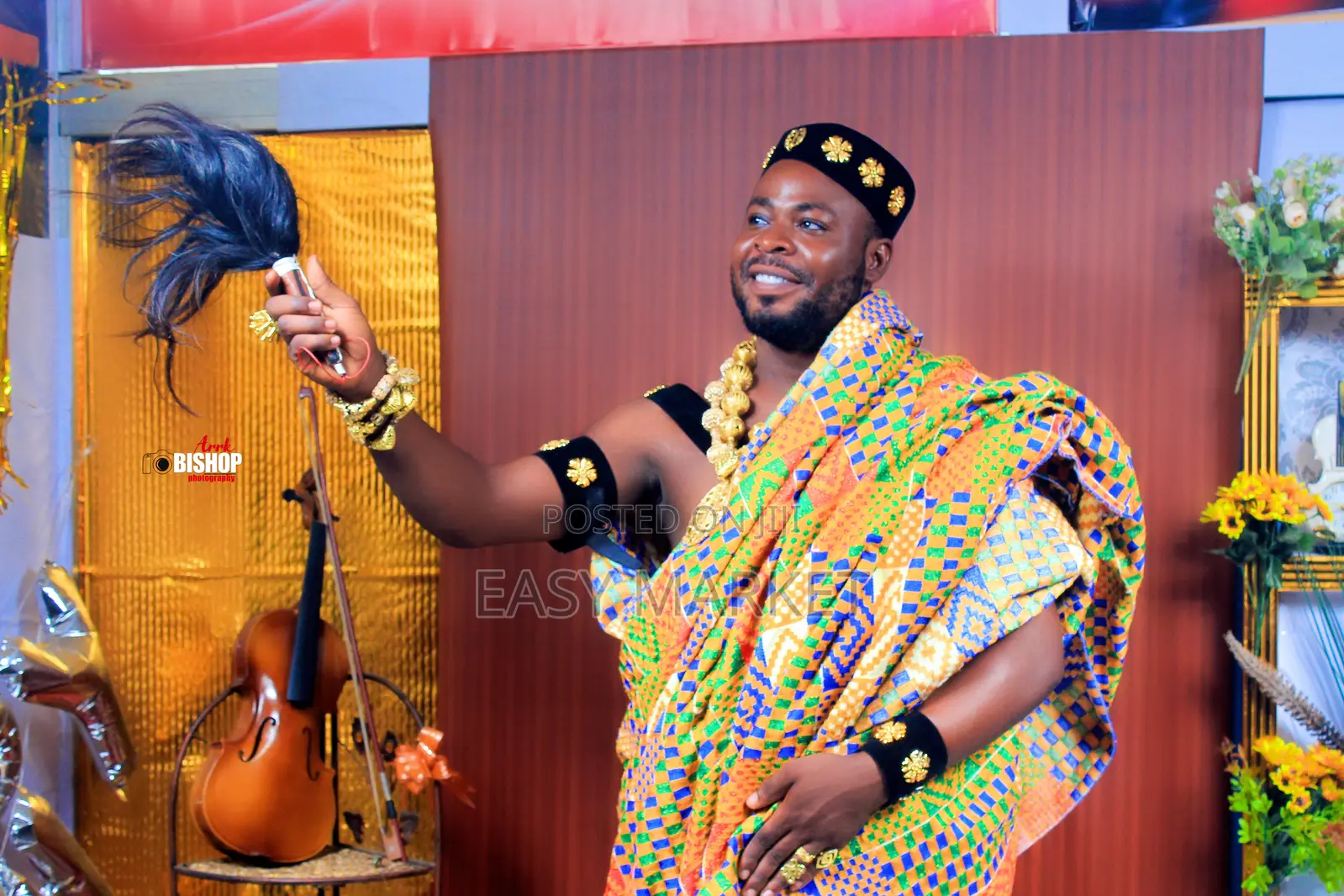 Traditional Kente Birthday Shoot and Rent in Kumasi