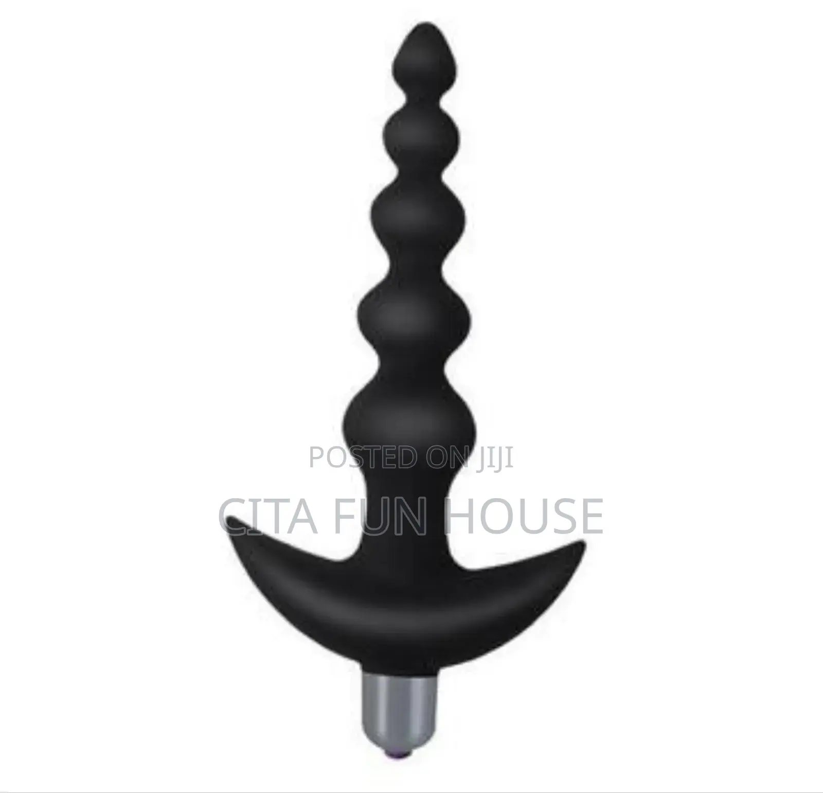 Vibrating Silicone Anal Plug