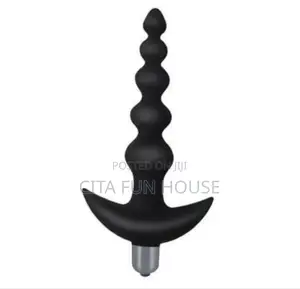 Vibrating Silicone Anal Plug