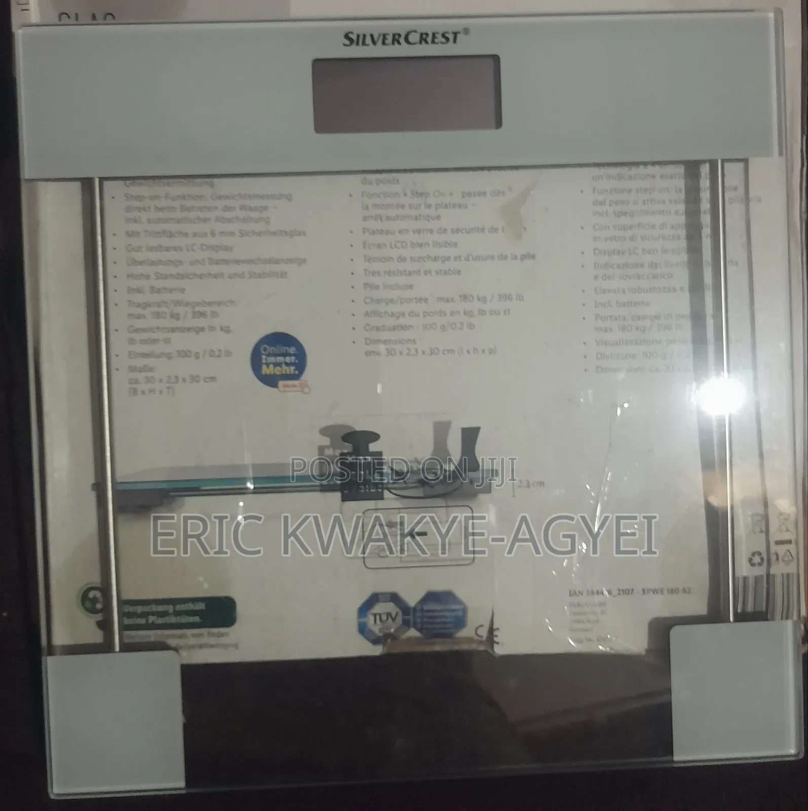 Silver Crest Personal Care Body Scale