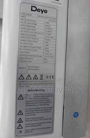 10,000 Watts (10kw) DEYE GRID-TIE INVERTERS