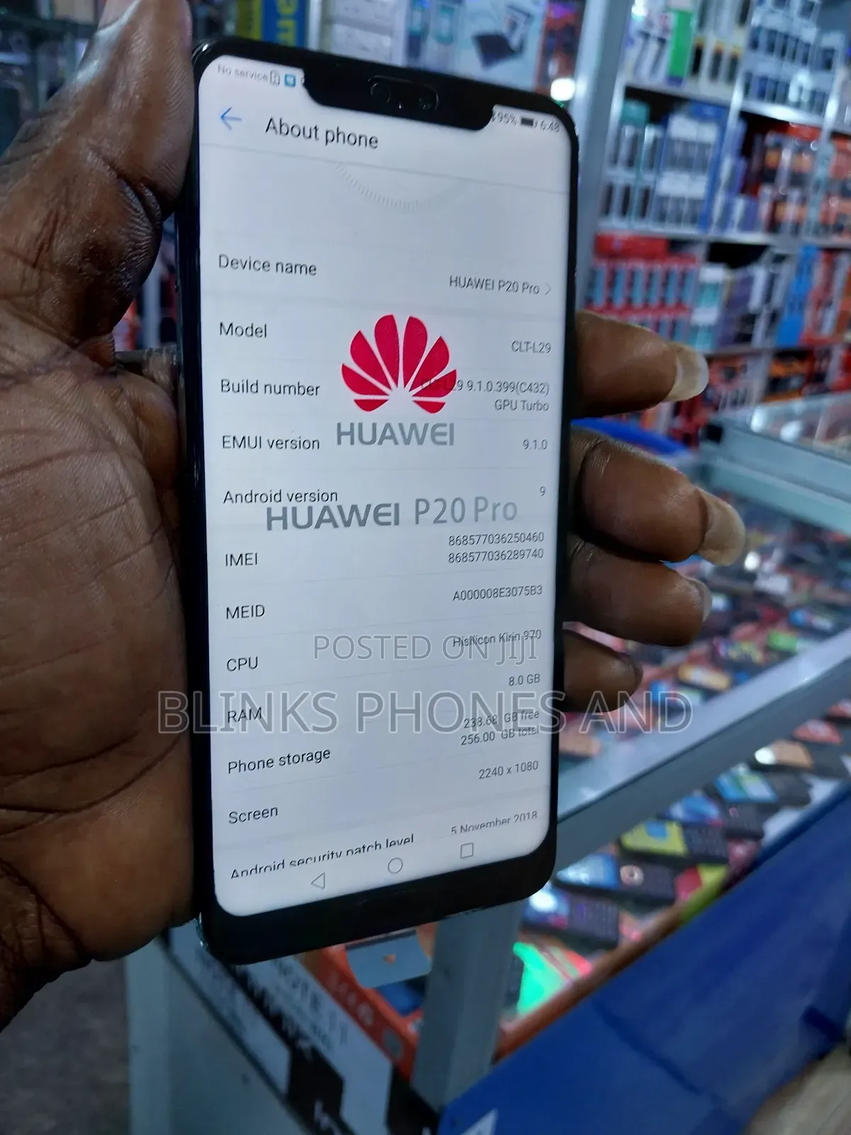 Huawei P20 Pro 128 GB Black