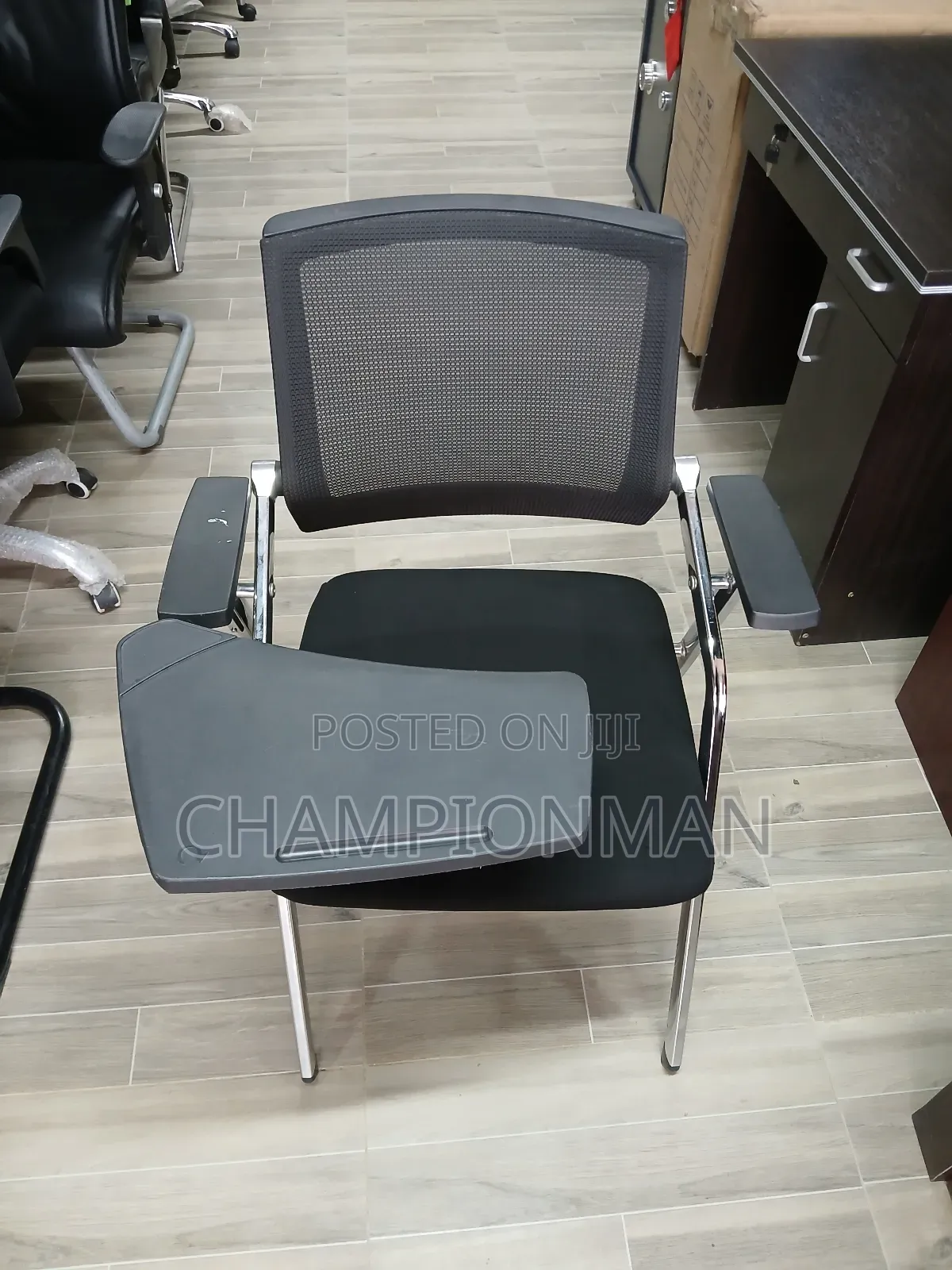 Flip Desk Leather and Fabric