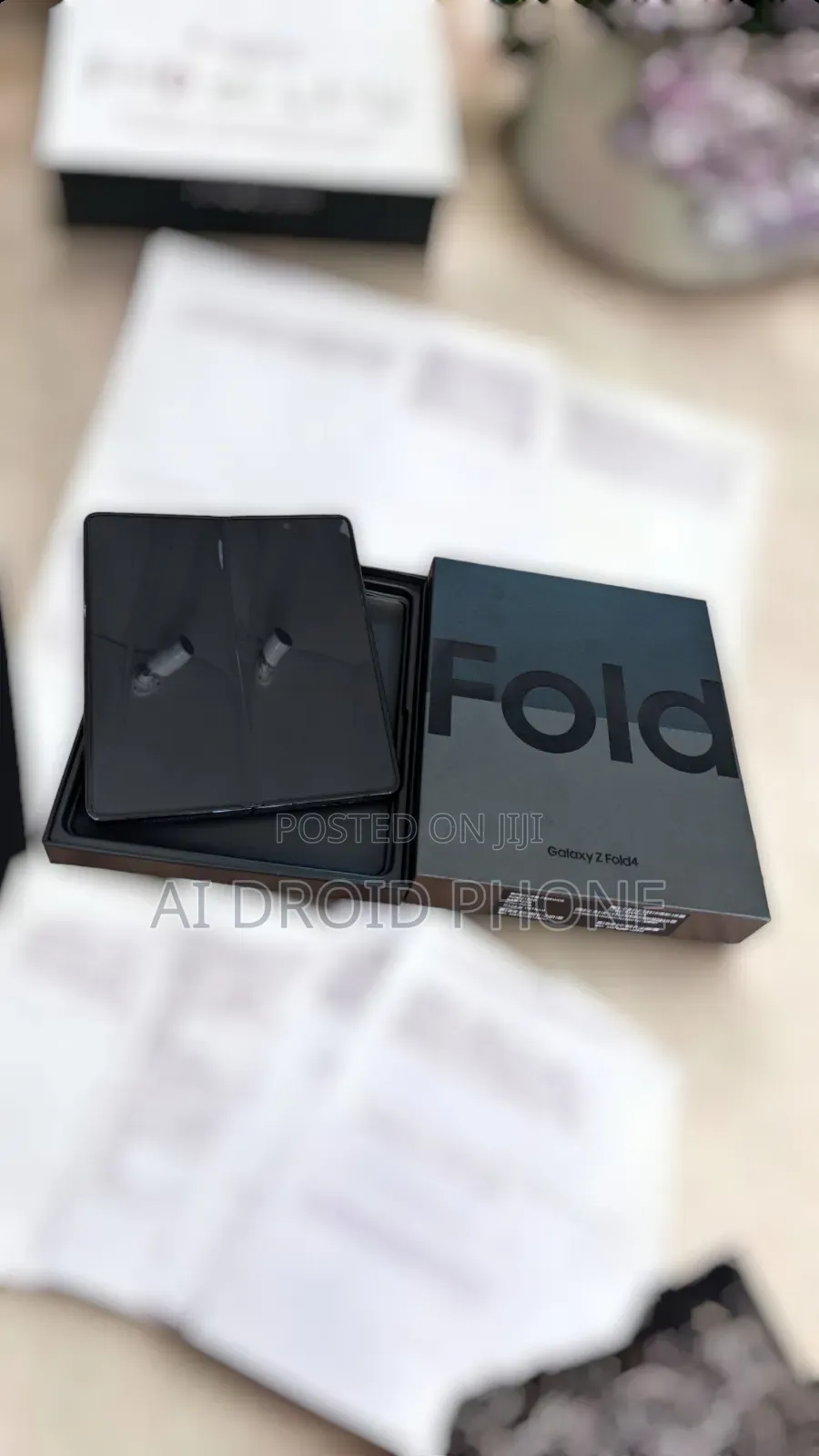 New Samsung Galaxy Z Fold4 256 GB Black